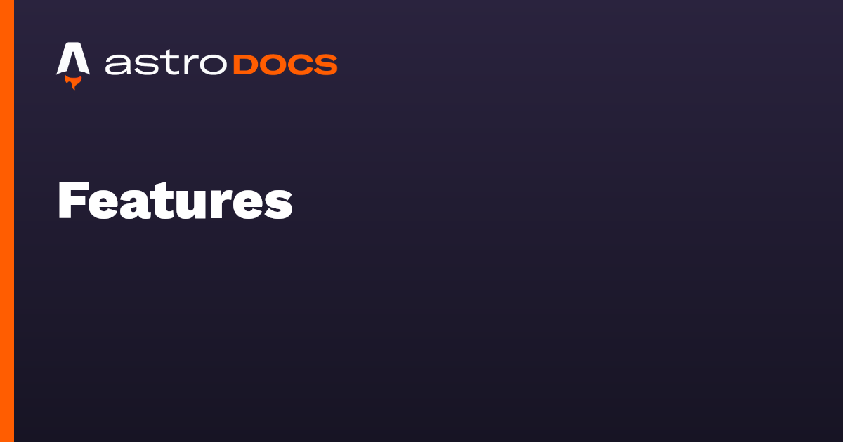 Features